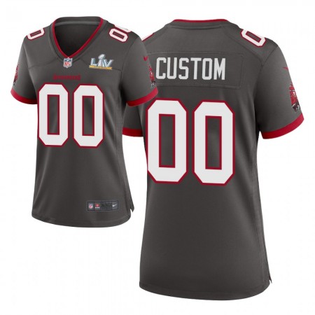 Maillot Tampa Bay Buccaneers Custom Nike Marron 2021 Super Bowl LV - Femme